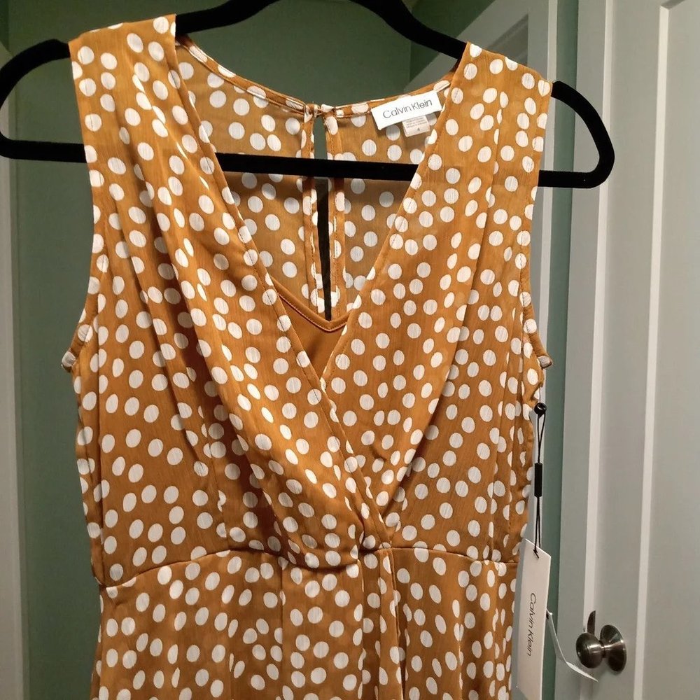 Polka dot Dress Calvin Klein size 4